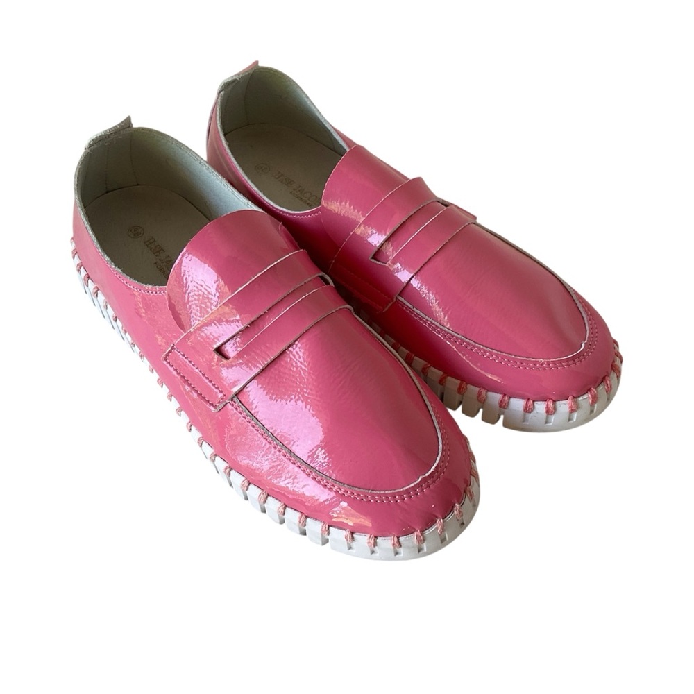 Ilse Jacobsen Tulip Penny Loafer in Soft Rose EU Size 38/ US Size 7.5/8